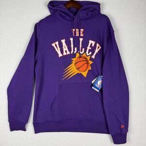NWT New Era NBA Phoenix Suns The Valley Hoodie Mens Large Purple Pullover Fleece